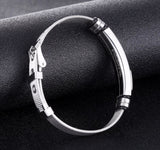 Silver mesh cross bracelet gold raised cross black for men bangle stainless steel engraved cuff heavy design christian jewelry jewellery