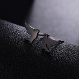 Peace Dove Stud Earrings olive branch baptism wedding dove symbol of Sole and Holy Spirit Womans Girls Christian Jewelry Jewellery
