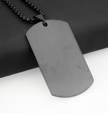 3 sizes 3 colors fashion dog tag necklace Military dog tags are symbolic sentimental signify a life of service sacrifice soldier, a memorial to their life