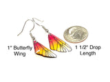 Butterfly Earrings acrylic fairy wing hope rebirth transformation Enchanted LARP Cosplay wedding peace earthly beauty Sole Spirit boho Girl