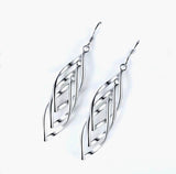 Infinity Twist 3 Hoop Earrings Drop Dangle Silver Rose Gold Earrings for Women Girls Jewelry jewellery