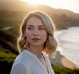 Infinity Twist 3 Hoop Earrings Drop Dangle Silver Rose Gold Earrings for Women Girls Jewelry jewellery