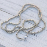 Solid Silver Cross US Coin Stamp Accent Stainless Steel Chain for Men Old World Silver Necklace Cross Super Box Chain Jesus