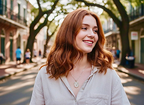 Winged Saint Michael Protect Us Archangel Solid Sterling Silver Waterproof Shield Patron Saint Police Officers Soldiers