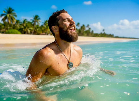 Saint Michael PRAY FOR US medal Silver St Michaels Medallion Jerusalem Cross Stainless Steel Chain Patron Saint Police Officers Soldiers