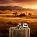 Dainty Solid Sterling Silver Cross with Floral Sides S925 for Girls Women Silver Jesus Cross Post Wedding Jewelry Simple Christ