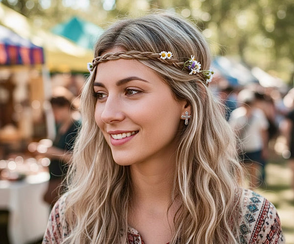 Solid Sterling Silver Cross Cuff Earring Vine Prayer S925 Hypoallergenic Lever Back Elegant Dainty Sparkling Jewelry young girls