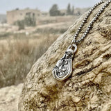 Solid Sterling Silver Virgin Mary Madonna Necklace Ave Maria S925 Pendant for Women Cast Jewelry link Chain Jewellery catholic orthodox