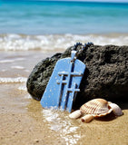 3 crosses dog tag silver gold calvary 3 triple cross medallion stainless steel heavy braided chain three crosses on calvary cross jesus