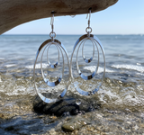 Silver 3 Hoop Earring for Woman 3 Sizes Drop Dangle Earrings for Women Girls Jewelry jewellery