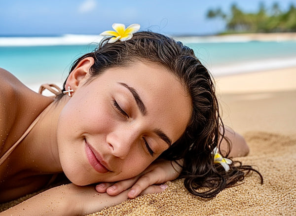 Contemporary Cross Earrings in Silver or Gold in a Modern flowing Design