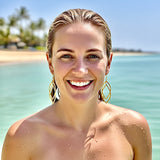 Infinity Twist 2 Hoop Earrings Drop Dangle Silver or Gold Earrings for Women Girls Jewelry