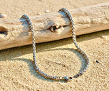 Behemoth wood inlayed crucifix cross necklace for men man women stainless steel large hypoallergenic cross 2