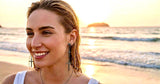 2 cross double tassel chain earrings available in 3 colors