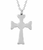 Irish Celtic Knot Memorial Cross URN Silver Necklace Pet Cremation Urn Waterproof Stainless Steel Ashes Remains Men Woman Jewellery