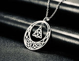 Celtic Knot Necklace trinity knot baptism wedding engagement triquetra claddaghs protection Viking Valknut Scottish Irish Jewelry