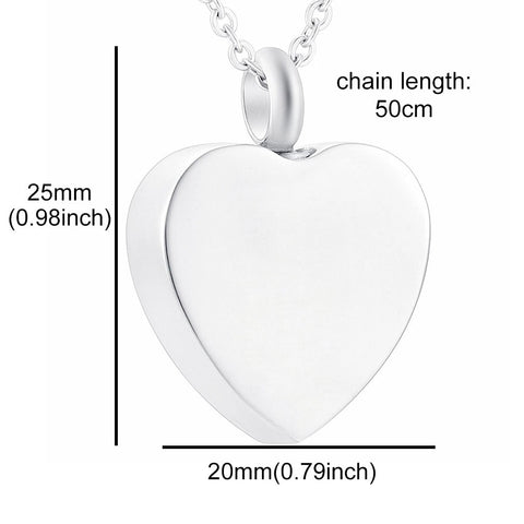 Heart Shaped URN Necklace Matthew 19:26 Memorial Pet Ash Cremation With God All Things Possible Waterproof Stainless Steel Remains Funeral