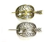 Tree of life hair barrette irish celtic metal stick hair clip viking hairpin pullback silver braided hairstyle clip hair accessories