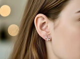 925 Silver Music Note Stud Earrings music teacher gift music lover band member sterling silver Elegant Modern Womans Girls hypoallergenic