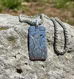 solid sterling silver engraved s999 dog tag jesus image crucifix cross necklace biker waterproof medallion mens christian jewelry