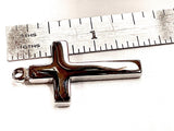 Sleek Silver Gold Cross Necklace for Men Women Waterproof Hypoallergenic Stainless Steel Girls Boy Jesus Hope Jewelry Christian Jewellery