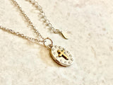 Solid Sterling Silver Virgin Mary Madonna Necklace Ave Maria S925 Pendant for Women Cast Jewelry link Chain Jewellery for Girls