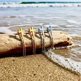 Cross Earrings Tassel Chain Jesus Jewelry for Woman and Girls All Stainless Steel Waterproof Hypoallergenic