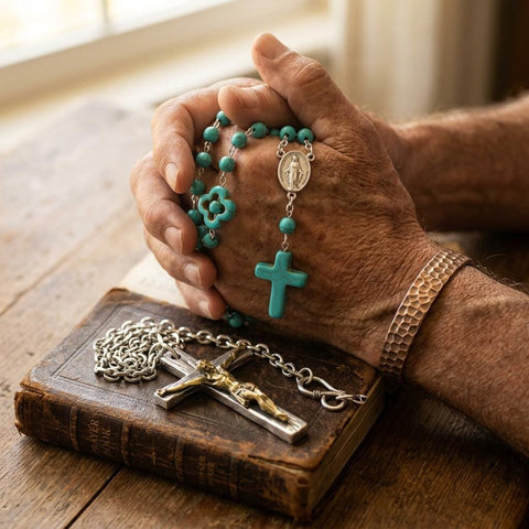 Heavy Solid Silver Cross Necklace with Contrasting Brass Crucifix Solid Sterling Silver Chain S925 for Men Catholic Orthodox