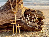 Calvary Three Cross Necklace & Earring Set – Exclusive Faith Jewelry